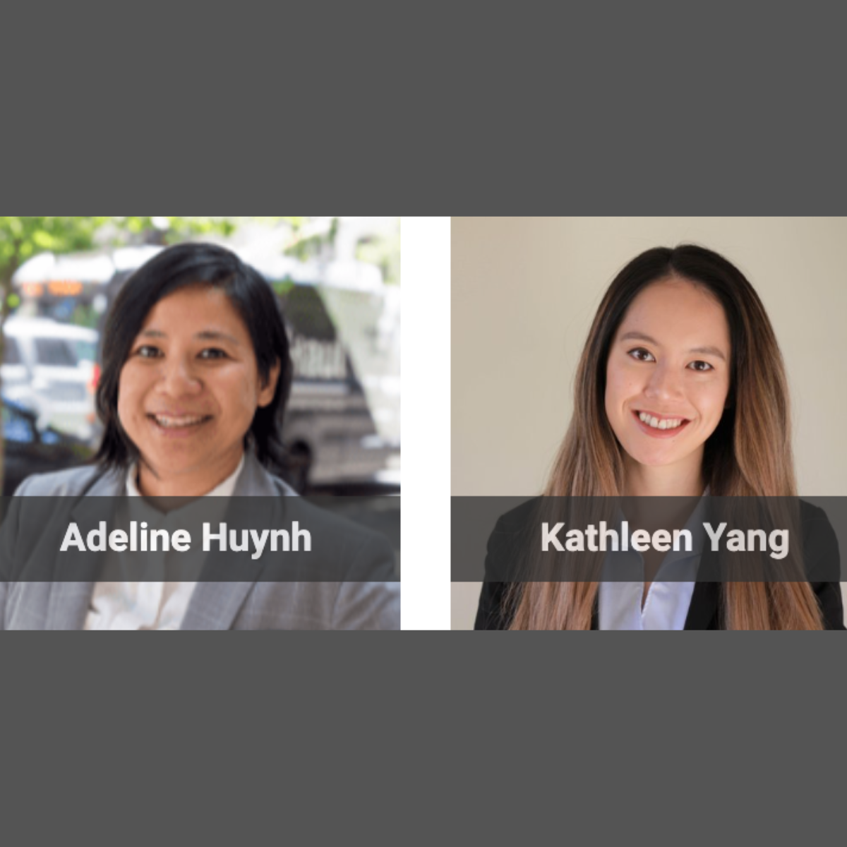 Photo of Adeline Huynh and Kathleen Yang, The Commons Consulting