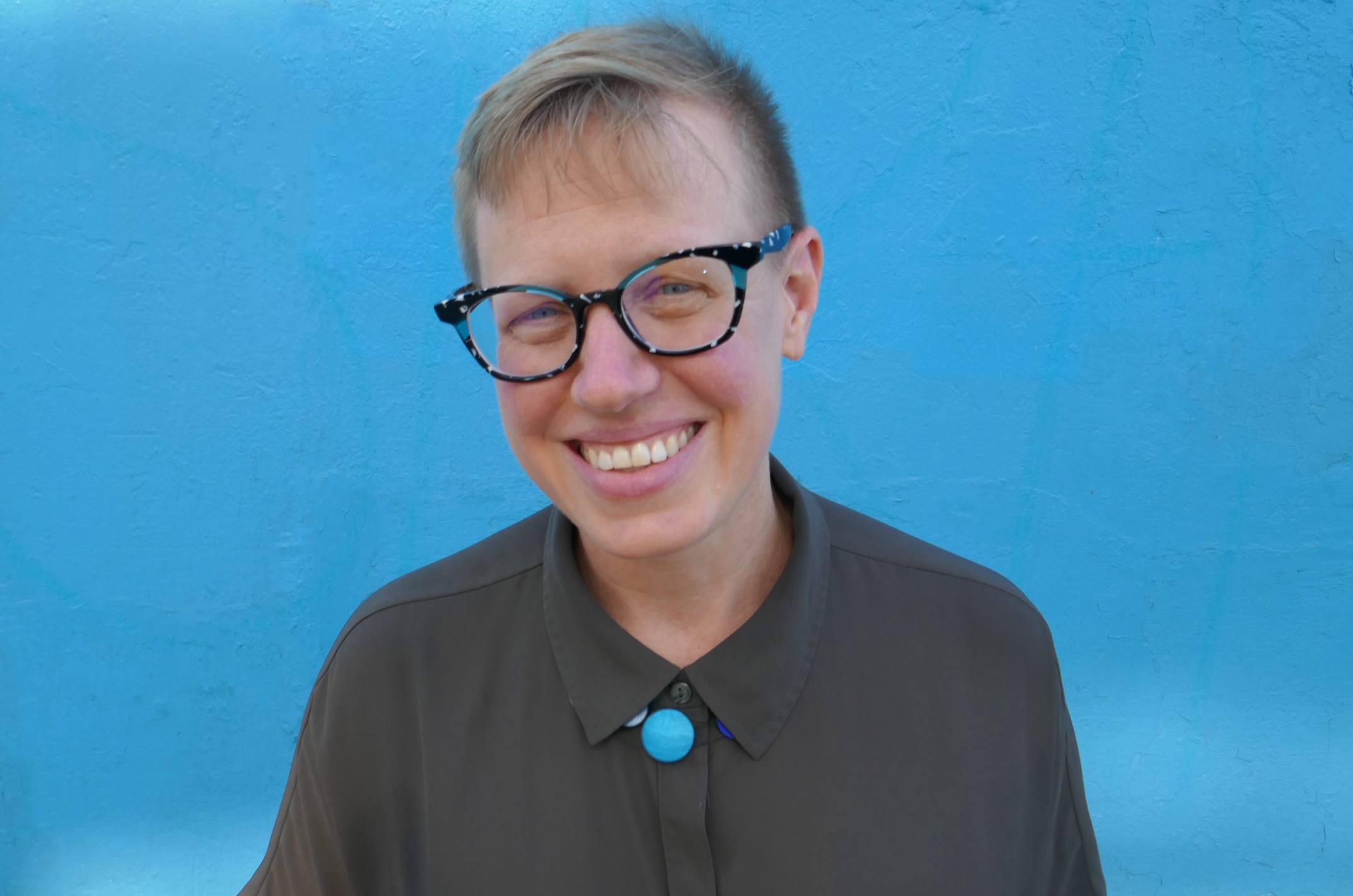 Headshot of Emily Drabinski, Associate Professor at the Queens (N.Y.) College Graduate School of Library and Information Studies. Current President of the American Library Association.