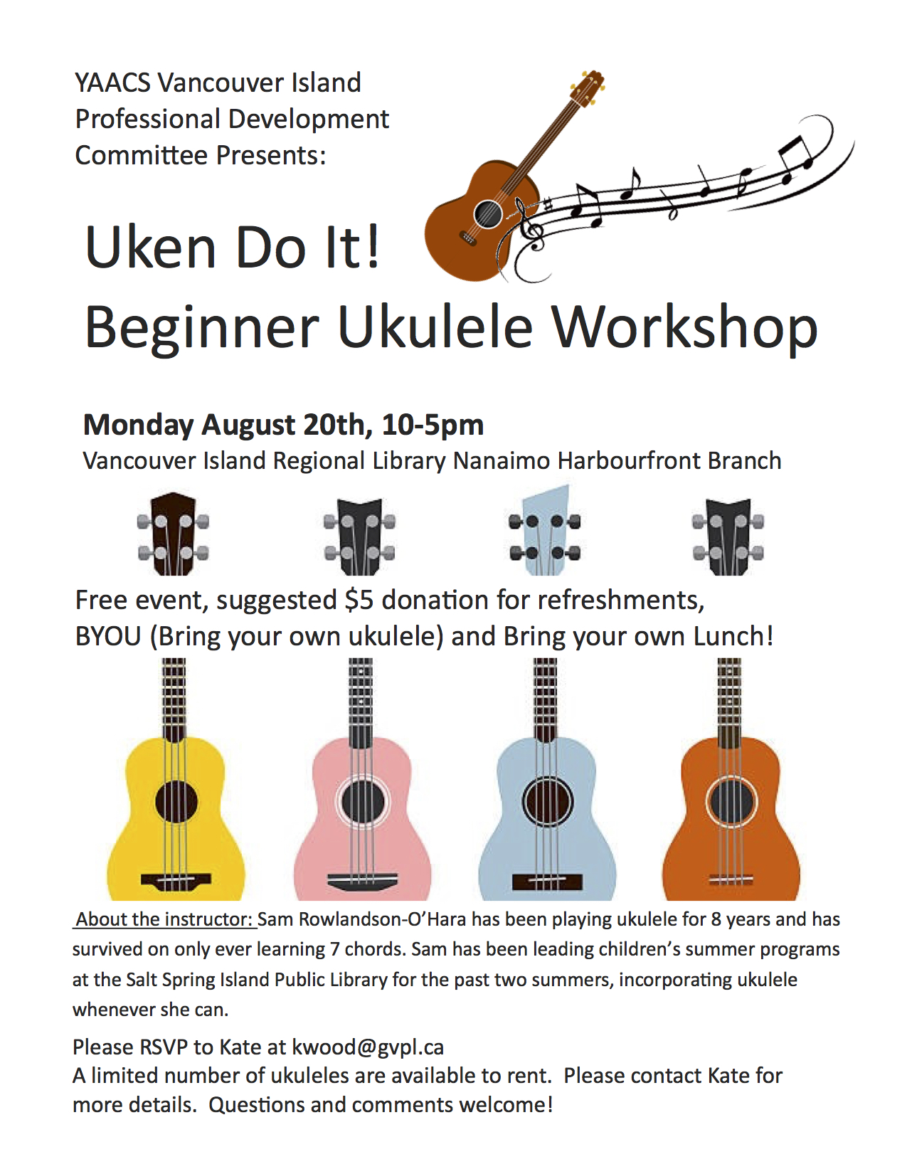 Ukulele Workshop Aug 20